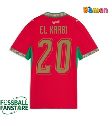Marokko Ayoub El Kaabi #20 Replik Heimtrikot Damen WM 2026 Kurzarm